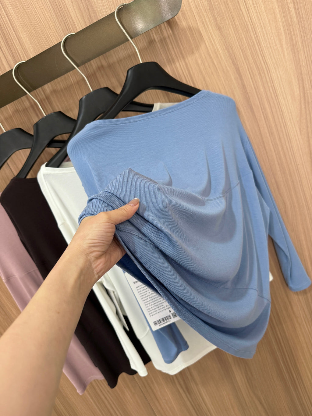 Women's Action Tencel Modal Soft Long Sleeve Breathable Activewear Yoga Running Casual Top Wearing