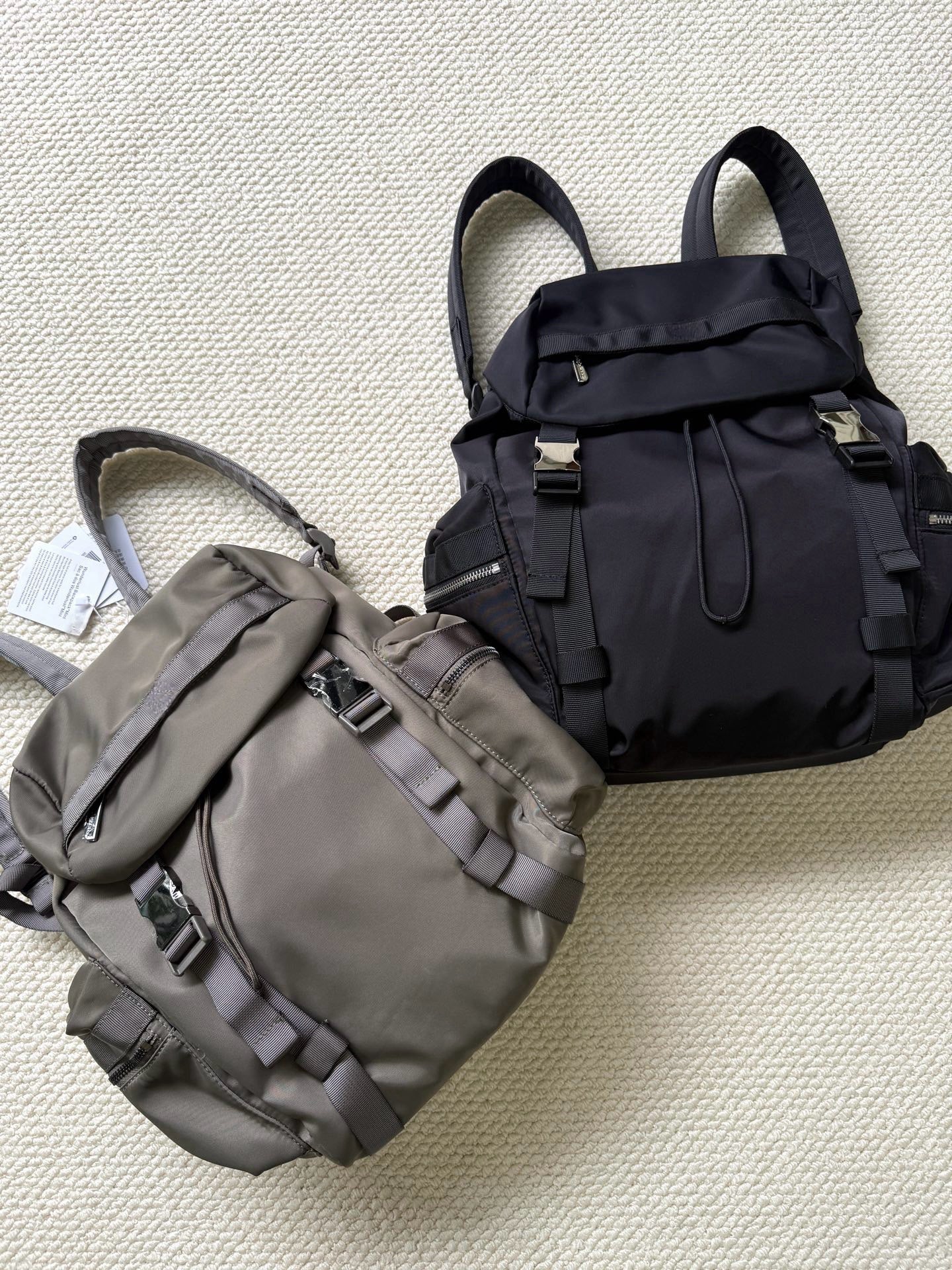 Unisex Double Strap Water-Resistant Nylon Backpack 14L and 3L For Travel Hiking School daypack all seasons