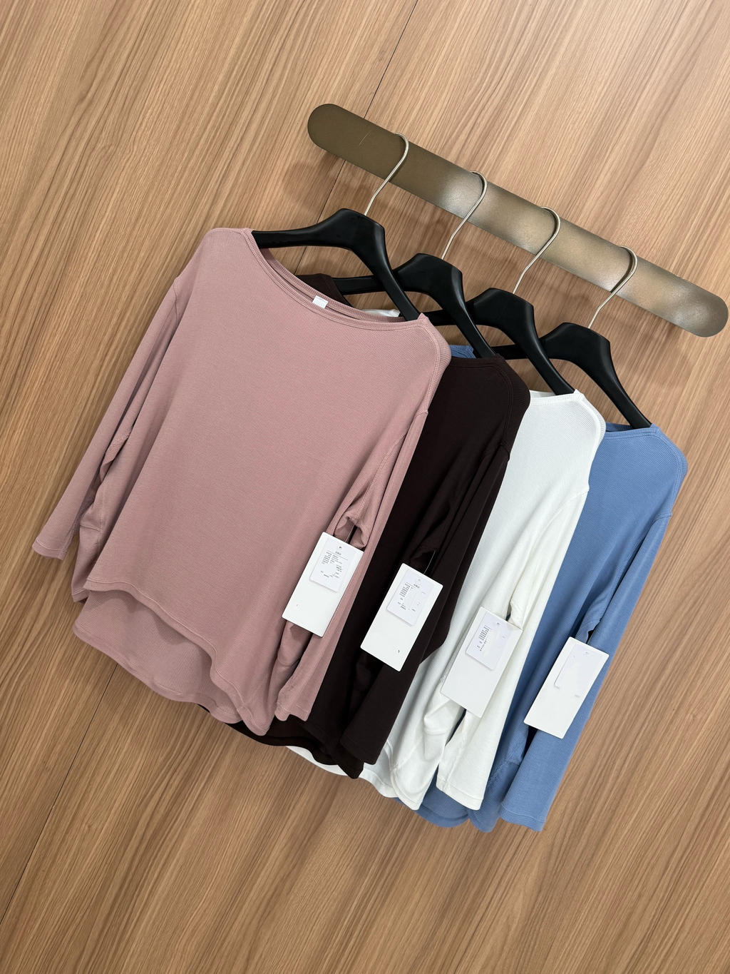 Women's Action Tencel Modal Soft Long Sleeve Breathable Activewear Yoga Running Casual Top Wearing