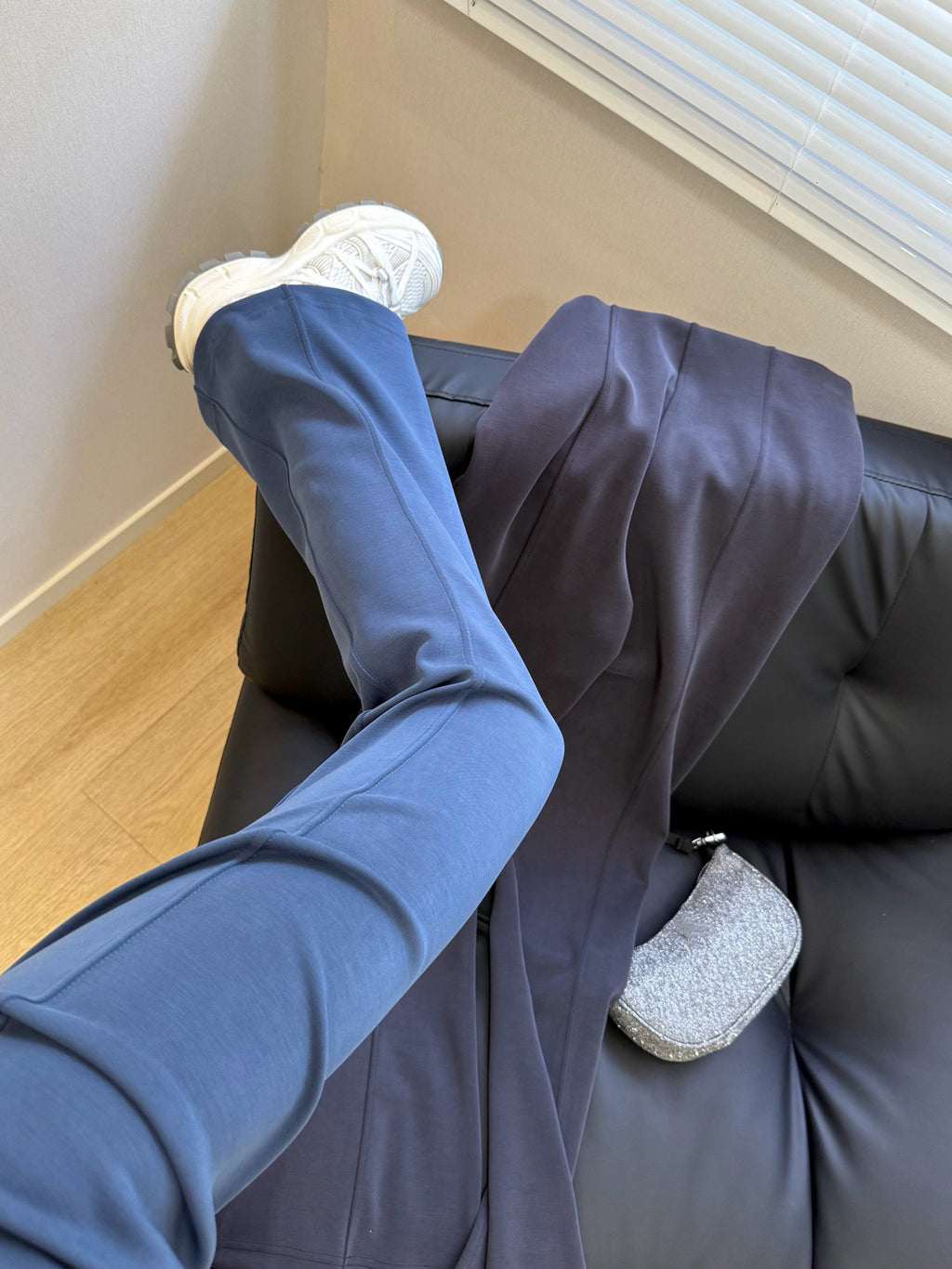 Women's Air Layer Modal Micro Flare Pants Soft Slim Fit Casual Trousers