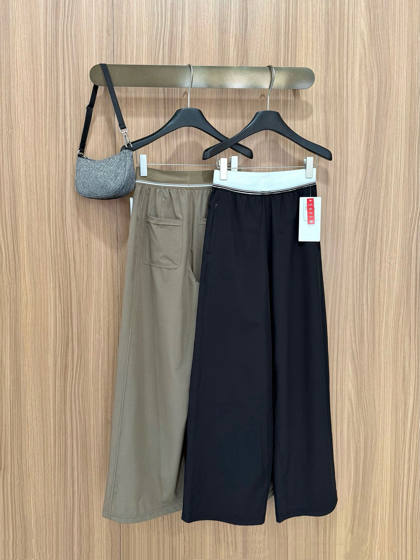 Swift Women's High-Waist Wide-Leg Pants Lightweight Breathable Casual