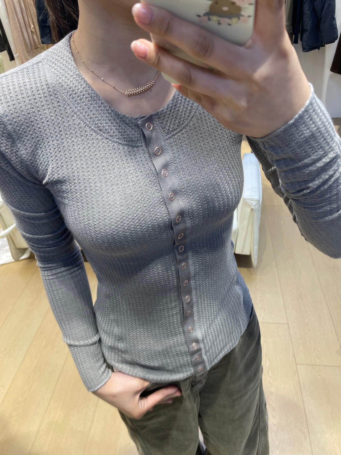 Women's Soft Knit Long Sleeve Cardigan Button Front Lightweight Spring Fall