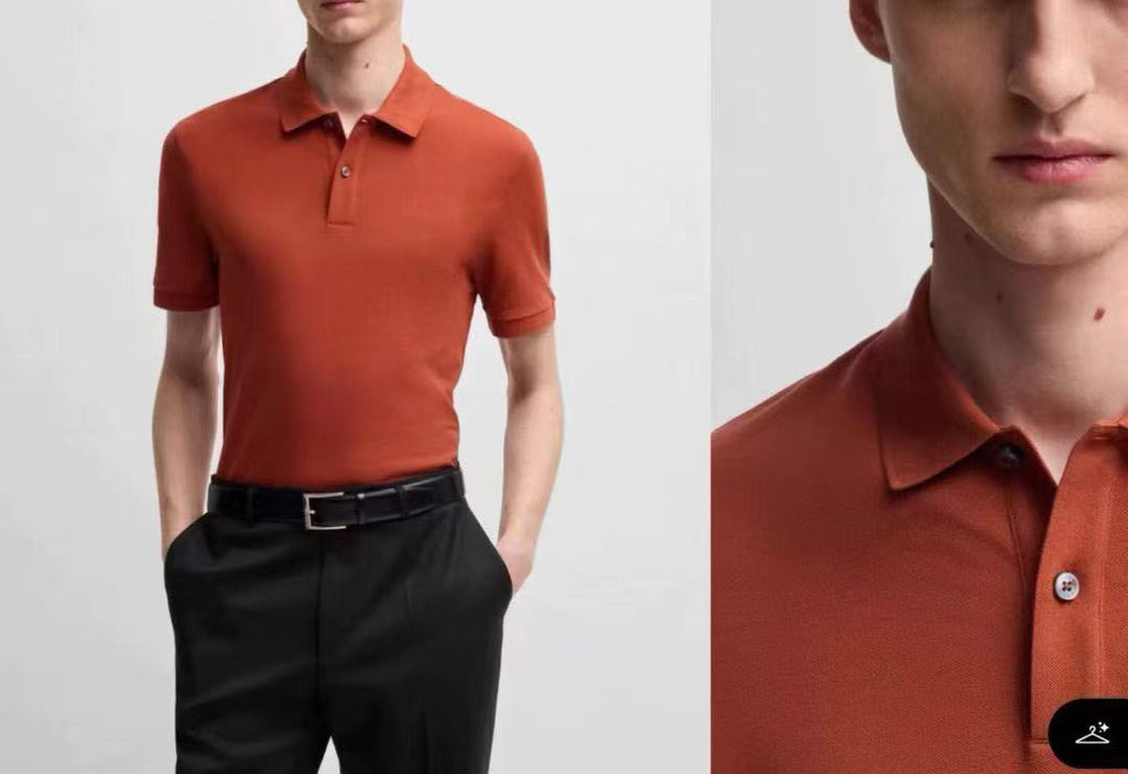 Men's Cotton-Polyester Polo Shirt Breathable 10 Colors S-XXL Business Casual Wear
