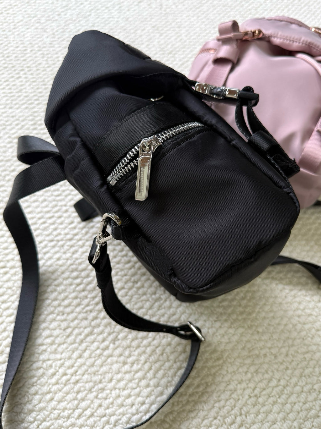 Unisex Double Strap Water-Resistant Nylon Backpack 14L and 3L For Travel Hiking School daypack all seasons