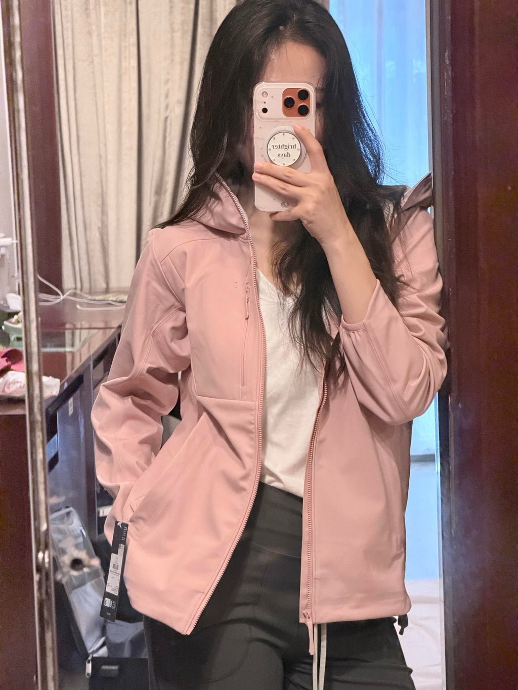 Women's Waterproof Softshell Jacket Windproof Breathable Outdoor Coat