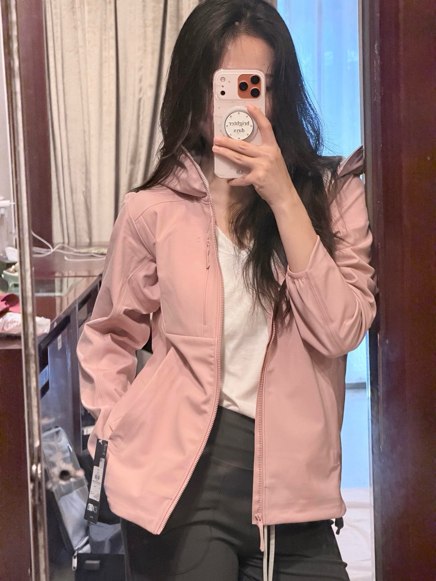 Women's Waterproof Softshell Jacket Windproof Breathable Outdoor Coat