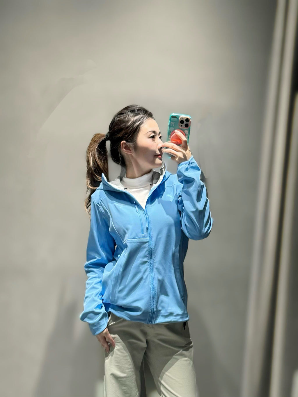 Women's Waterproof Softshell Jacket Windproof Breathable Outdoor Coat