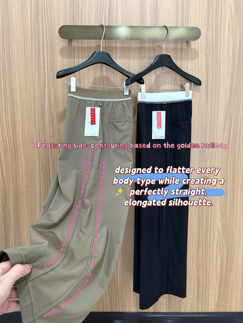 Swift Women's High-Waist Wide-Leg Pants Lightweight Breathable Casual