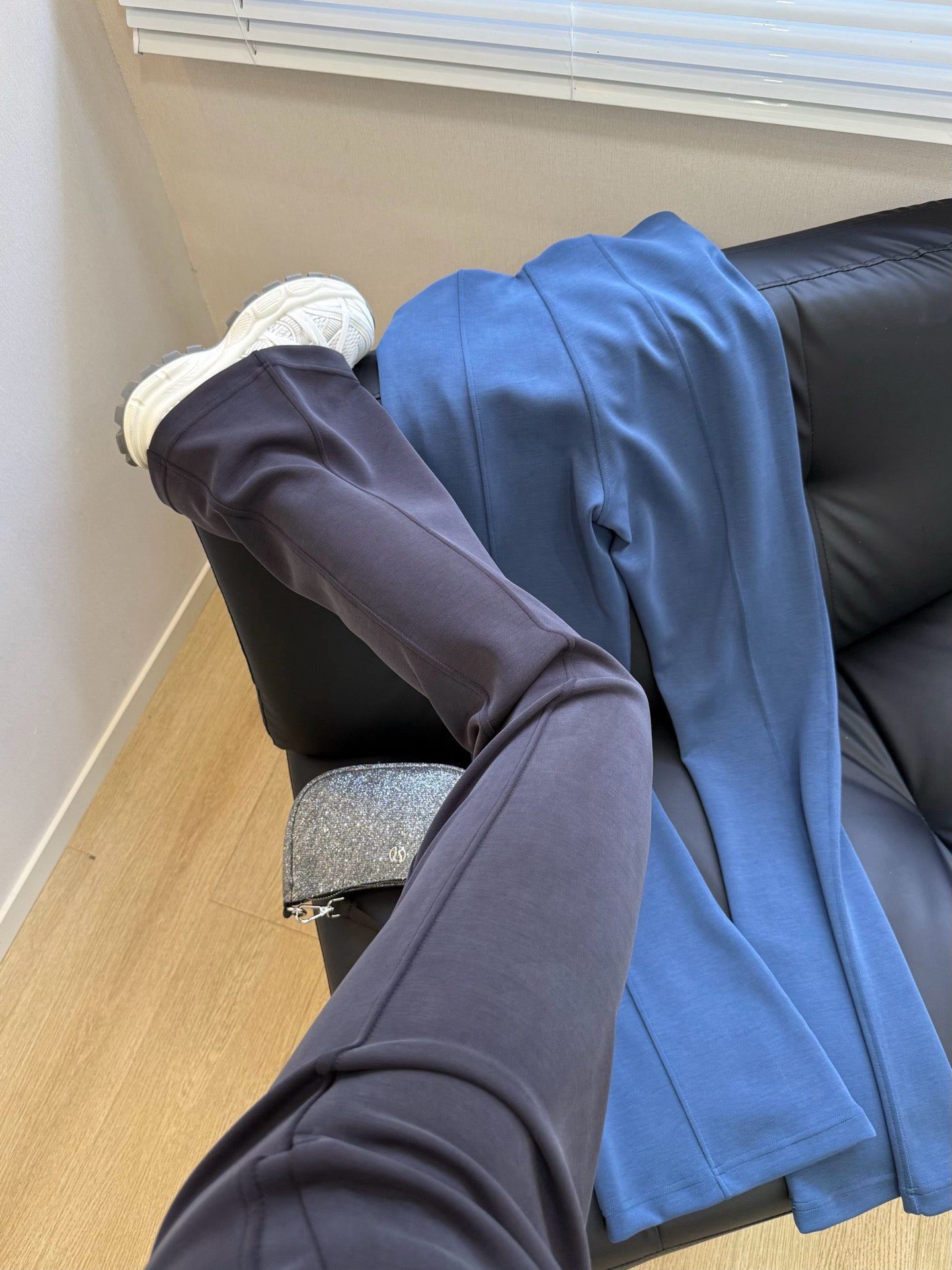 Women's Air Layer Modal Micro Flare Pants Soft Slim Fit Casual Trousers