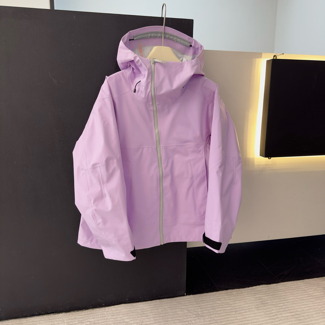 Unisex Waterproof Windproof Anti-Wrinkle Hardshell Jacket All-Weather Easy Care