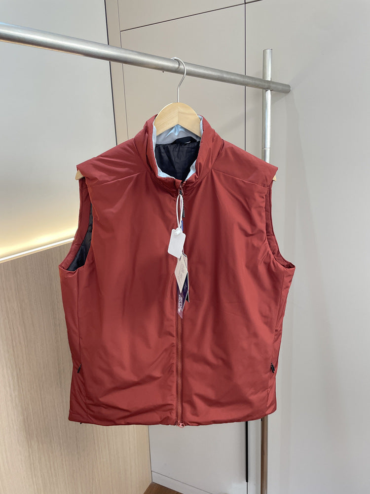 Unisex Insulated Winter Vest - Waterproof & Windproof Stand Collar Puffer Gilet for Men and Women - Warm Lightweight Sleeveless Jacket