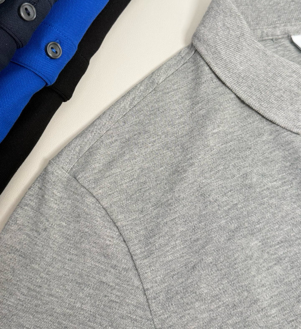 Classic Men's 100% Cotton Pique Polo Shirt - Breathable, Comfortable, Versatile