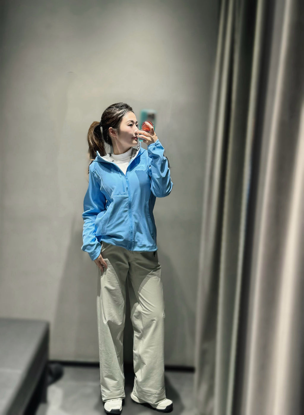 Women's Waterproof Softshell Jacket Windproof Breathable Outdoor Coat
