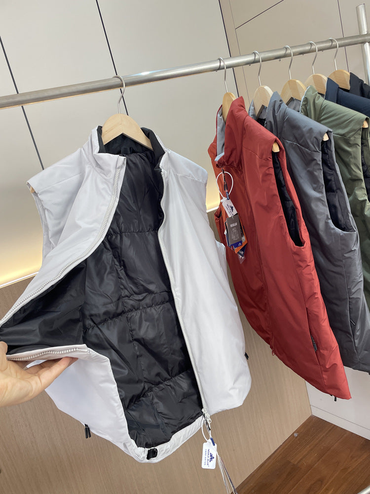 Unisex Insulated Winter Vest - Waterproof & Windproof Stand Collar Puffer Gilet for Men and Women - Warm Lightweight Sleeveless Jacket