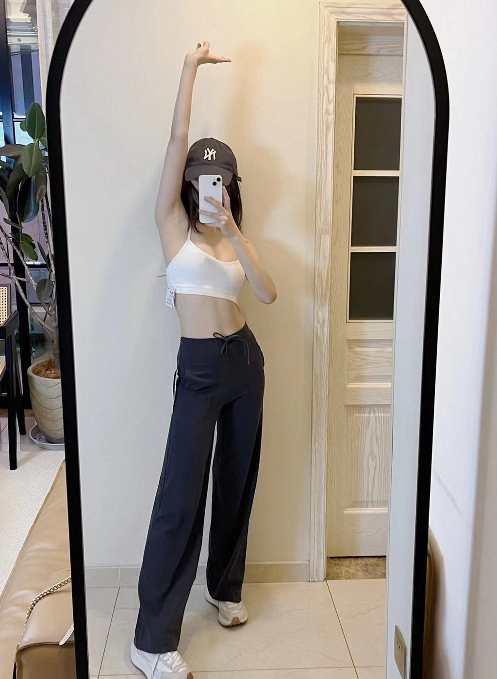 Women's High-Waisted Wide-Leg Yoga Pants Soft Stretchy Breathable