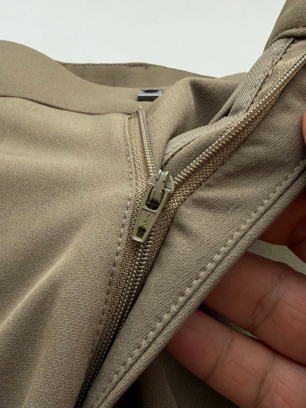 Men's Lightweight Nylon Stretch Casual Pants, Quick-Drying Outdoor Trousers Khaki Black