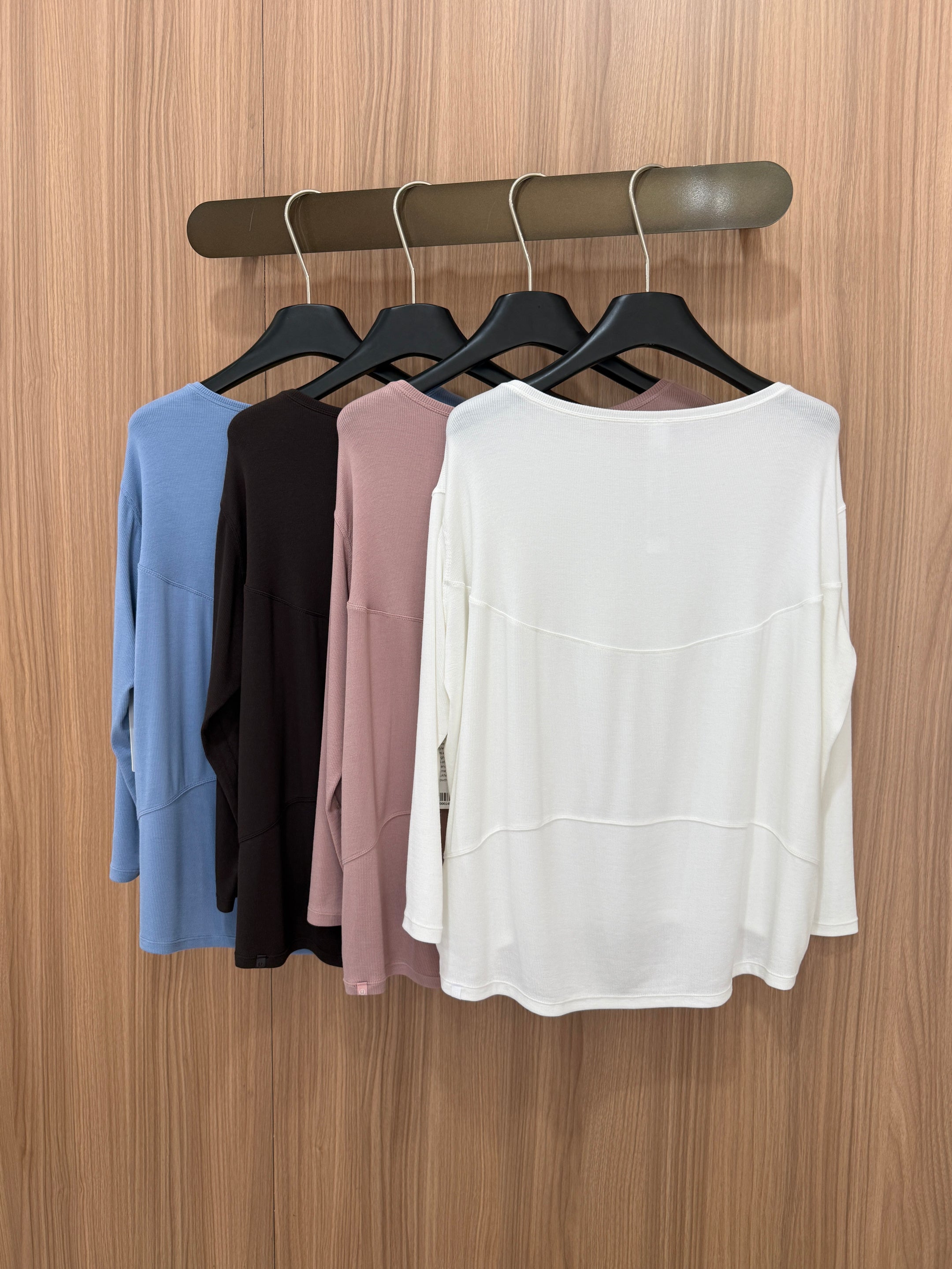 Women's Action Tencel Modal Soft Long Sleeve Breathable Activewear Yoga Running Casual Top Wearing