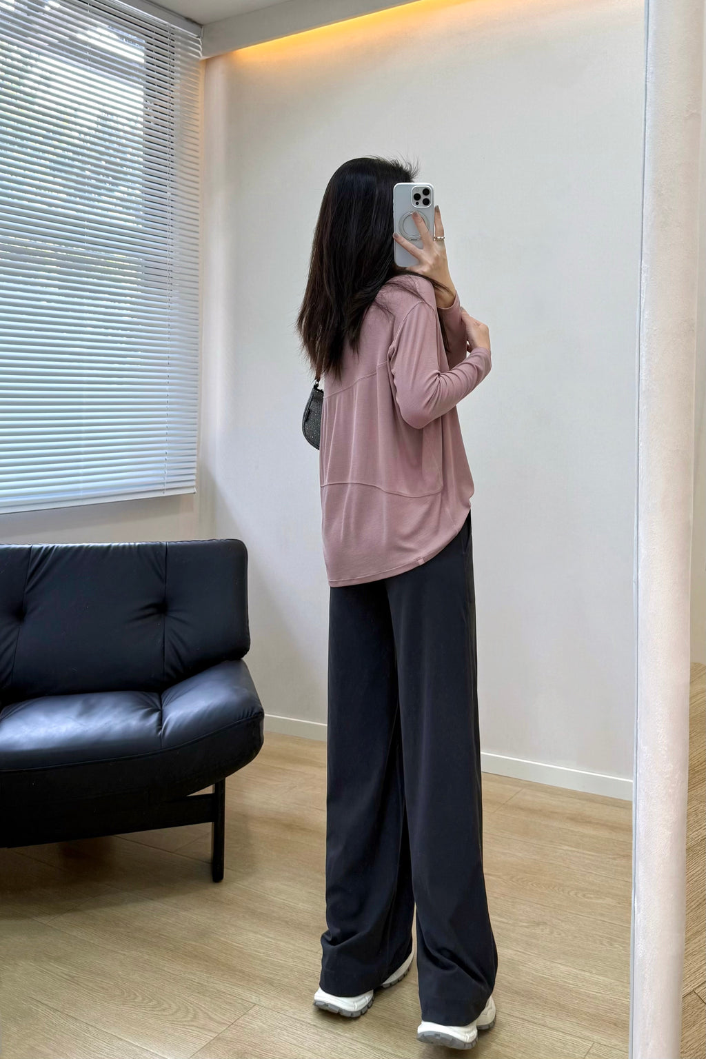 Women's Action Tencel Modal Soft Long Sleeve Breathable Activewear Yoga Running Casual Top Wearing