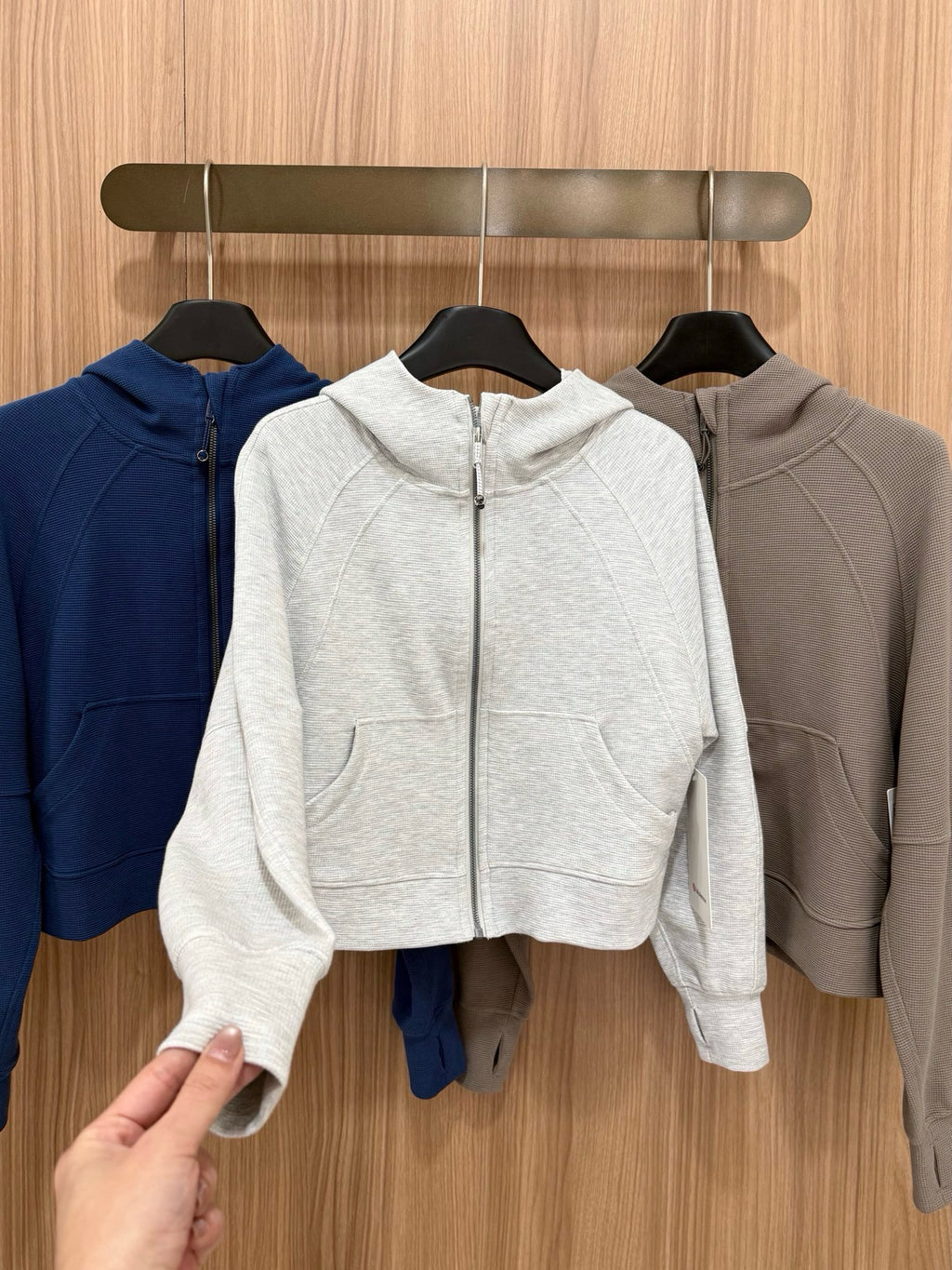 Women's Scu Waffle Texture Activewear Hoodie Pants Set Durable Casual All Seasons Athletic Breathable
