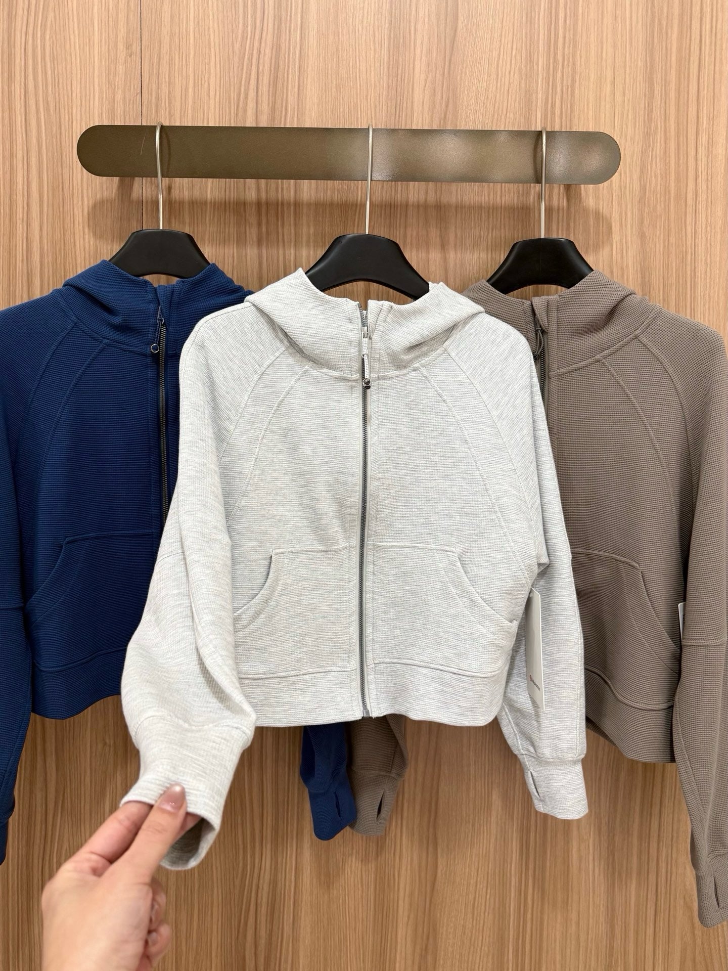 Women's Scu Waffle Texture Activewear Hoodie Pants Set Durable Casual All Seasons Athletic Breathable