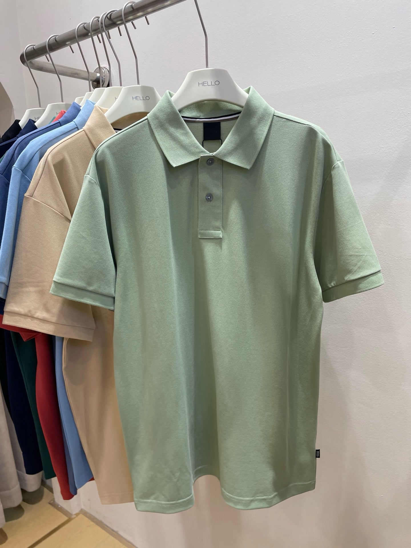 Men's Cotton-Polyester Polo Shirt Breathable 10 Colors S-XXL Business Casual Wear