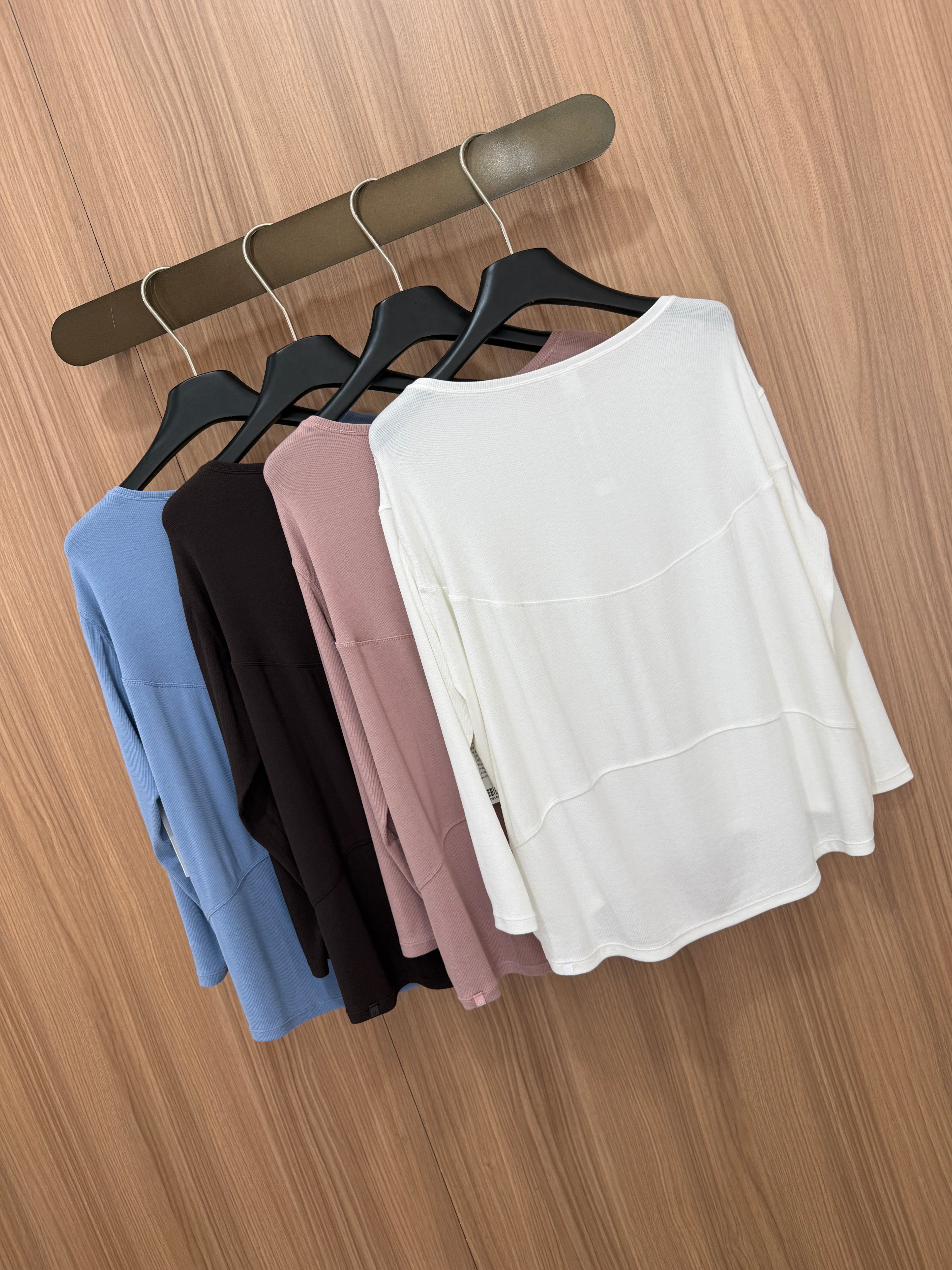Women's Action Tencel Modal Soft Long Sleeve Breathable Activewear Yoga Running Casual Top Wearing