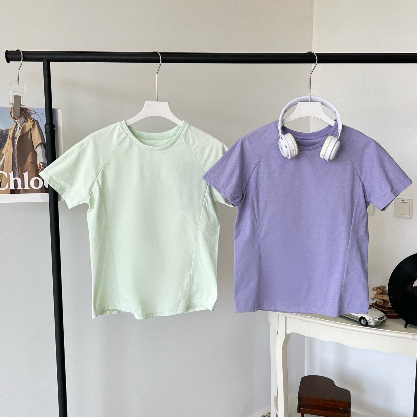 Women's Athletic T-Shirt Spring/Summer/Fall Moisture-Wicking Quick-Dry Polyester Activewear Breathable