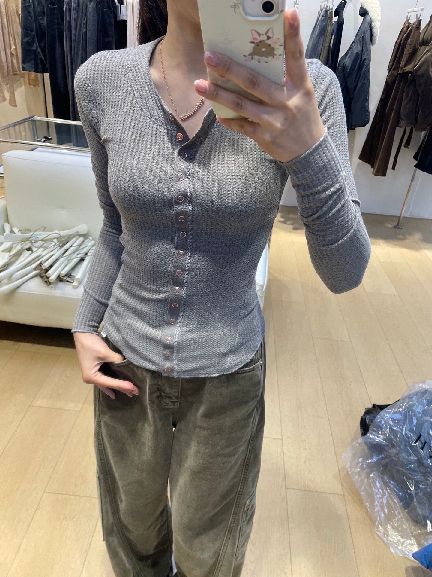 Women's Soft Knit Long Sleeve Cardigan Button Front Lightweight Spring Fall
