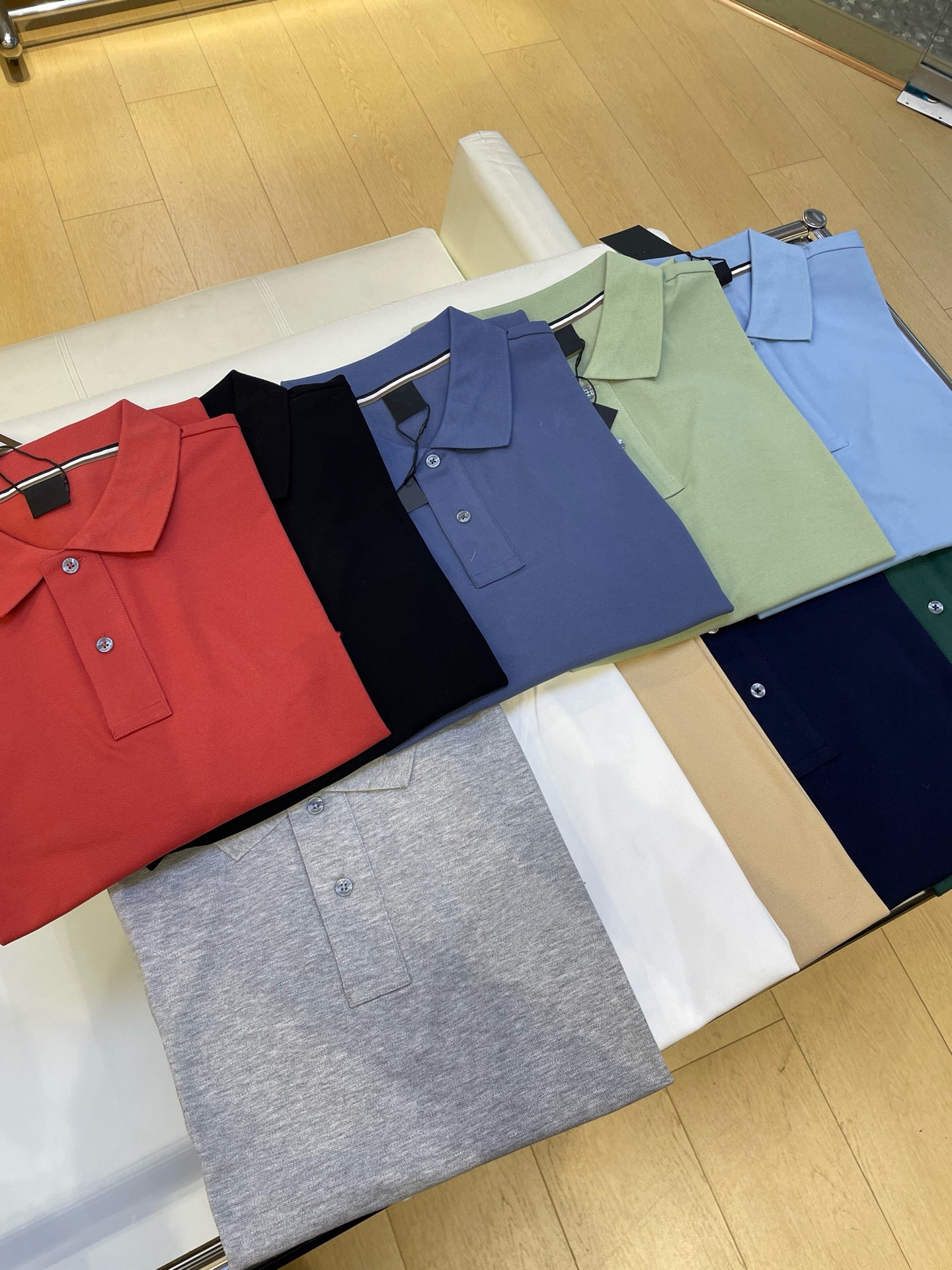 Men's Cotton-Polyester Polo Shirt Breathable 10 Colors S-XXL Business Casual Wear