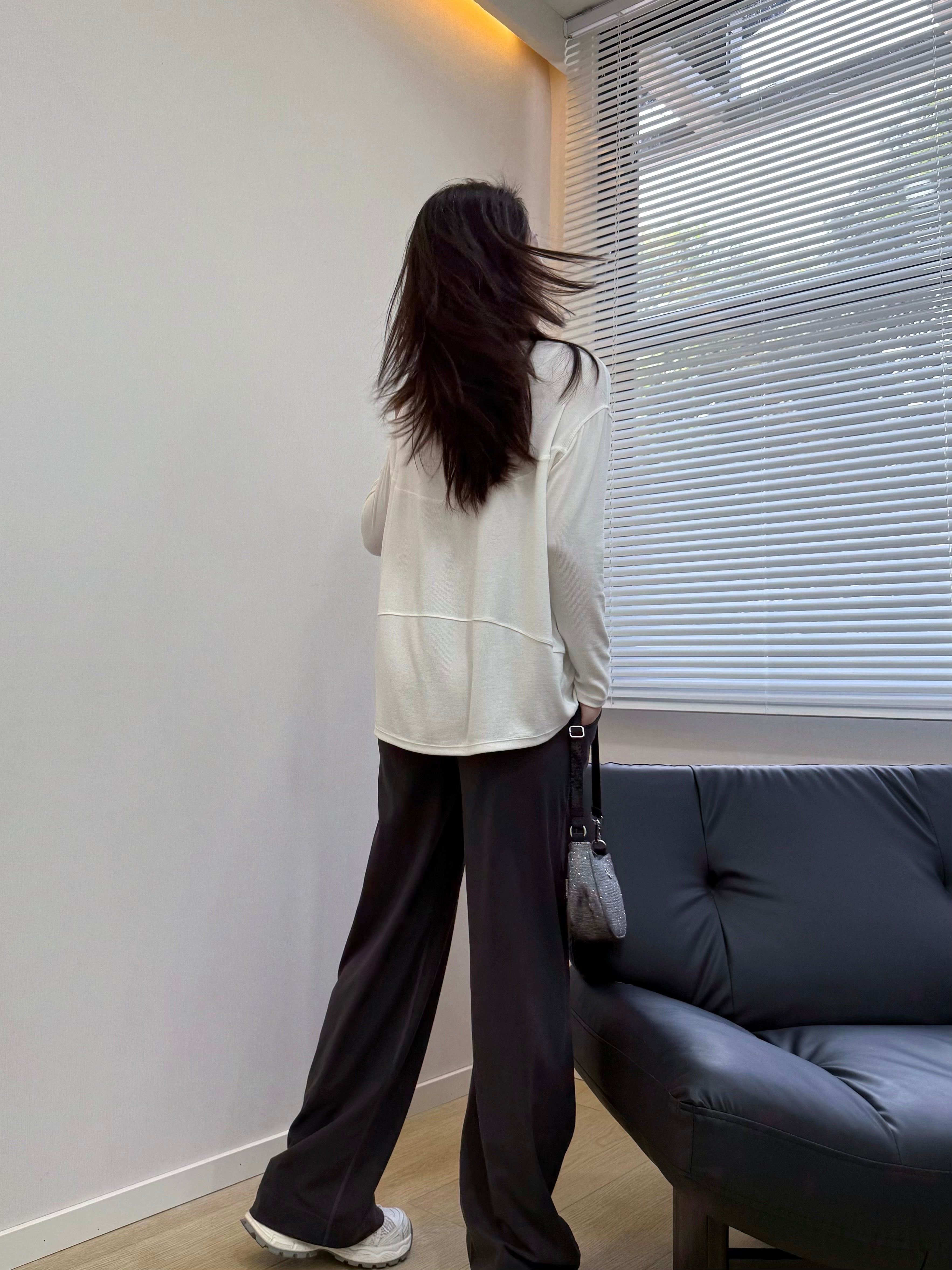 Women's Action Tencel Modal Soft Long Sleeve Breathable Activewear Yoga Running Casual Top Wearing