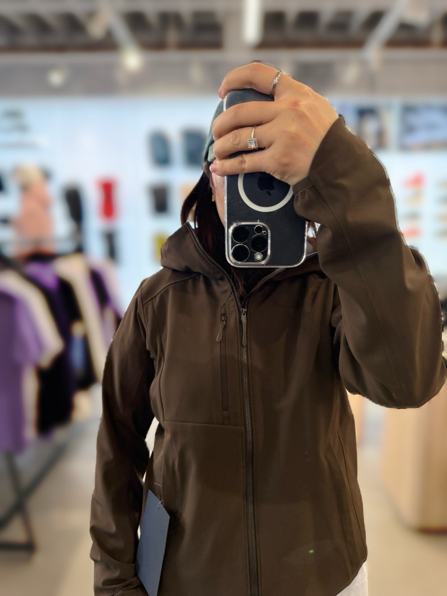 Women's Waterproof Softshell Jacket Windproof Breathable Outdoor Coat