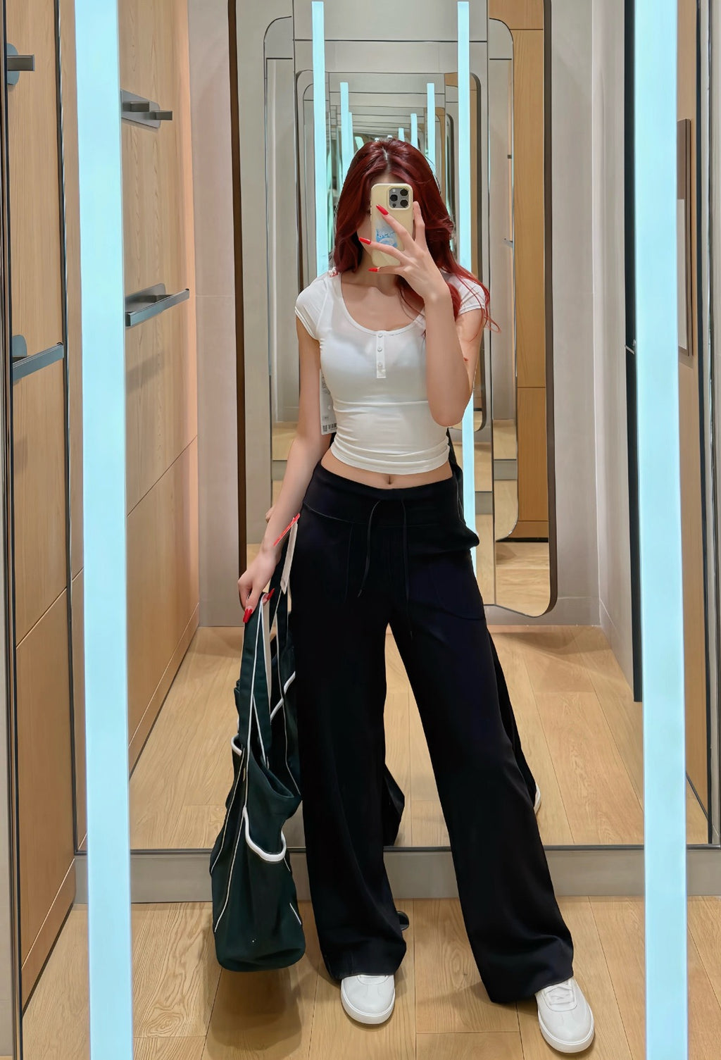 Women's High-Waisted Wide-Leg Yoga Pants Soft Stretchy Breathable