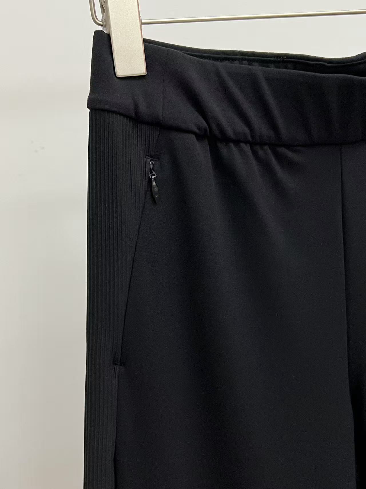 Women's Black High-Waist Stretchy Moisture-Wicking Activewear Pants