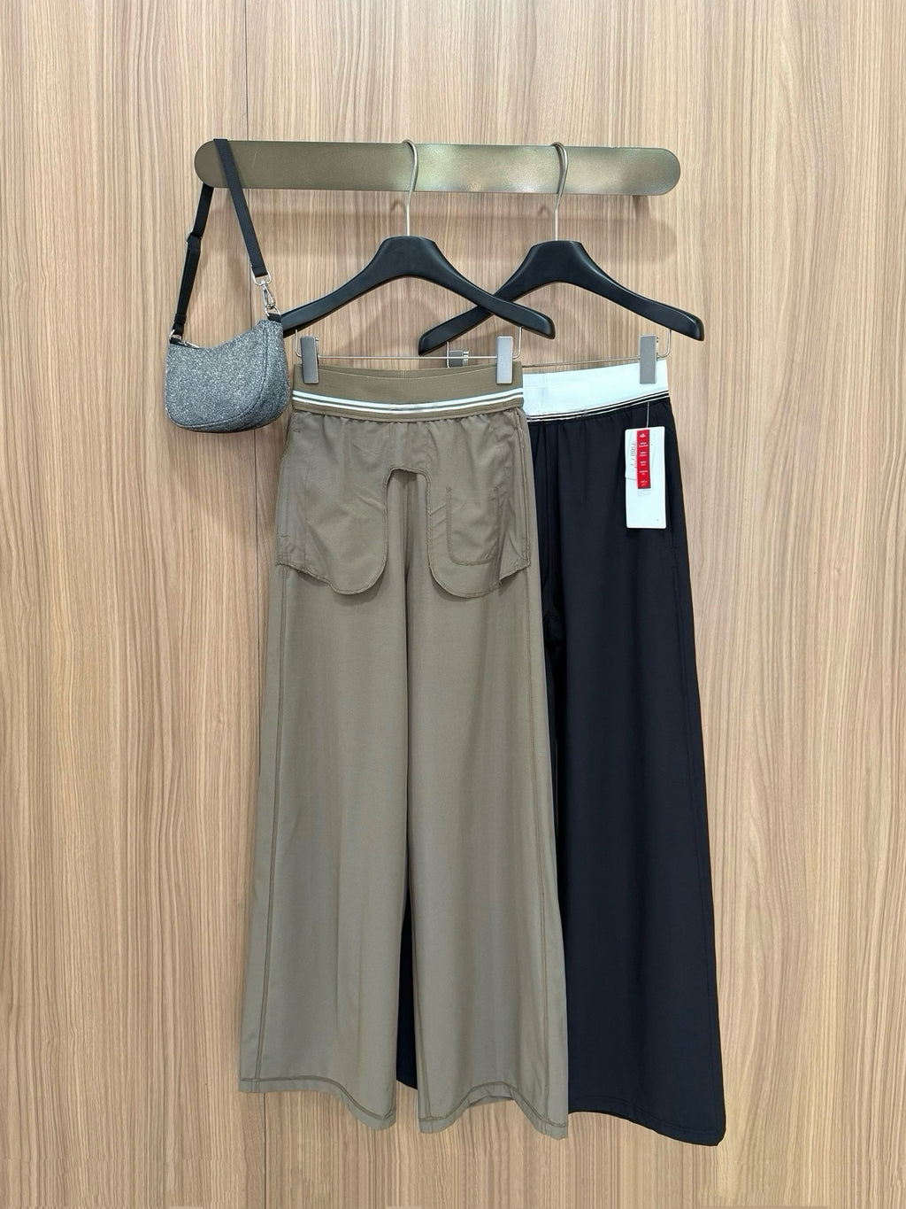Swift Women's High-Waist Wide-Leg Pants Lightweight Breathable Casual