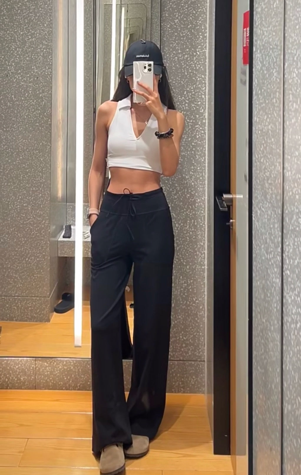 Women's High-Waisted Wide-Leg Yoga Pants Soft Stretchy Breathable
