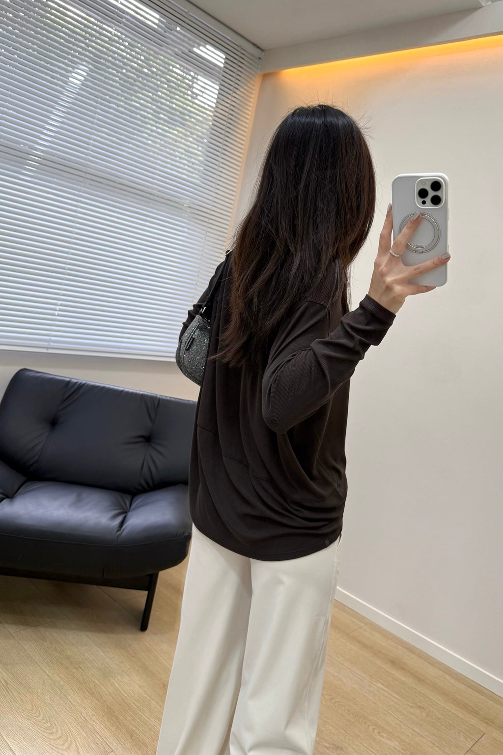 Women's Action Tencel Modal Soft Long Sleeve Breathable Activewear Yoga Running Casual Top Wearing