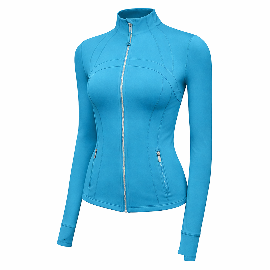 AirFit Sculpt Zip Jacket Seamless – Breathable Slim Fit Activewear in Multi Colors