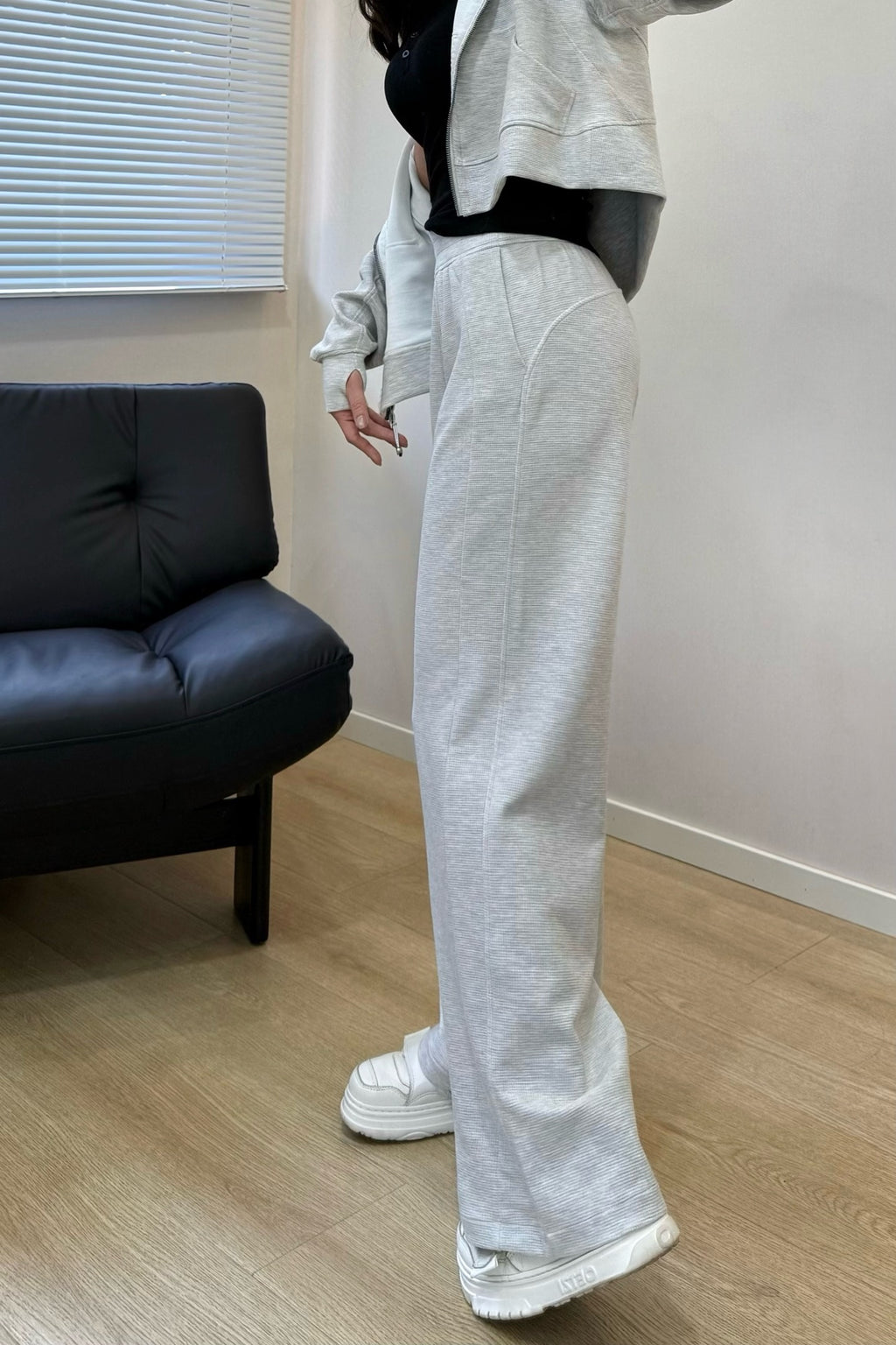 Women's Scu Waffle Texture Activewear Hoodie Pants Set Durable Casual All Seasons Athletic Breathable