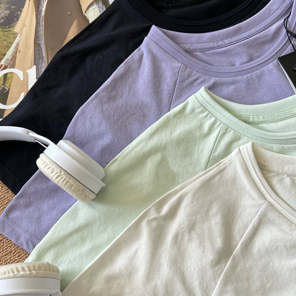 Women's Athletic T-Shirt Spring/Summer/Fall Moisture-Wicking Quick-Dry Polyester Activewear Breathable