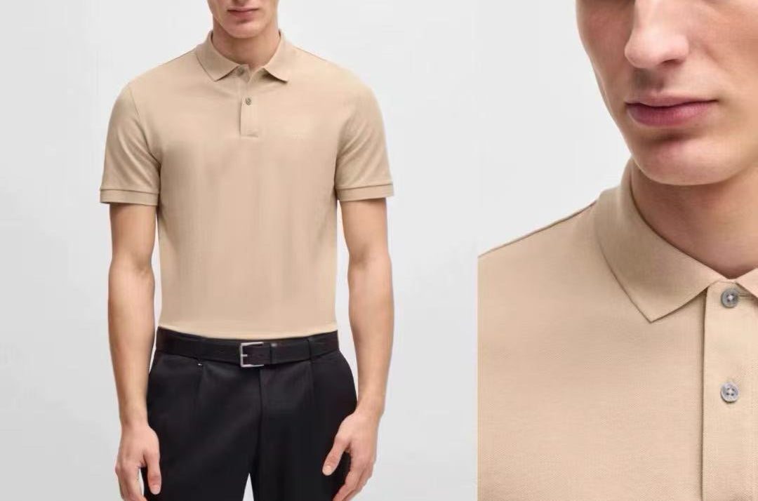 Men's Cotton-Polyester Polo Shirt Breathable 10 Colors S-XXL Business Casual Wear