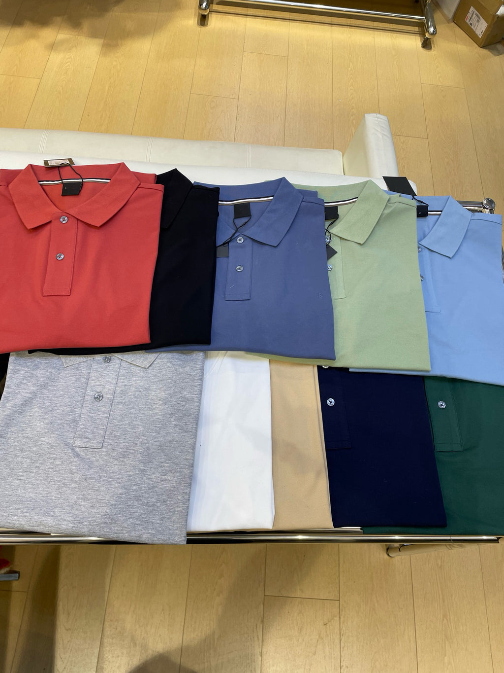 Men's Cotton-Polyester Polo Shirt Breathable 10 Colors S-XXL Business Casual Wear