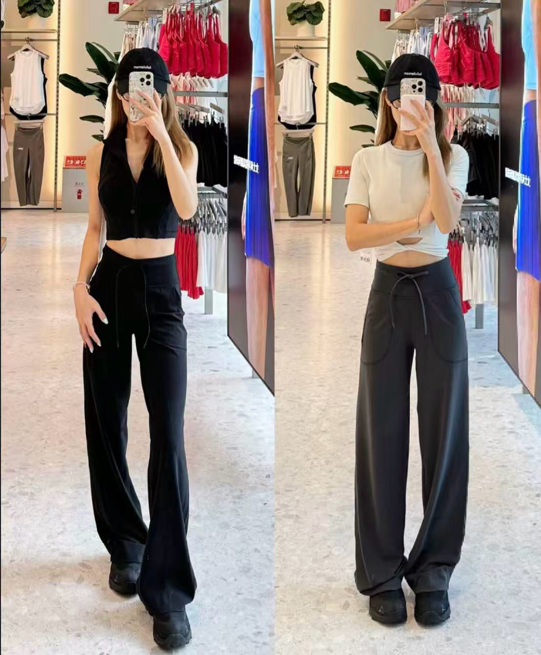 Women's High-Waisted Wide-Leg Yoga Pants Soft Stretchy Breathable