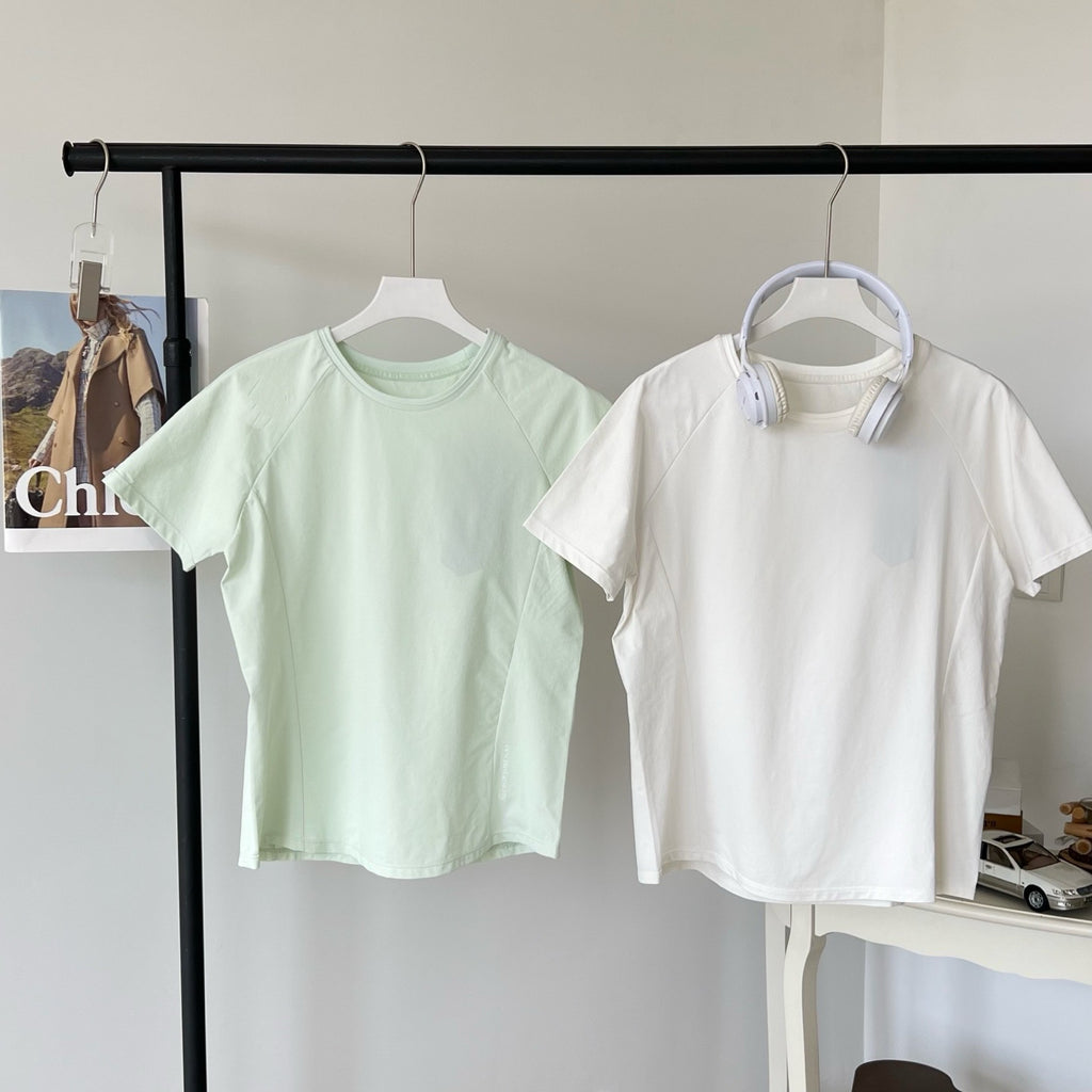 Women's Athletic T-Shirt Spring/Summer/Fall Moisture-Wicking Quick-Dry Polyester Activewear Breathable