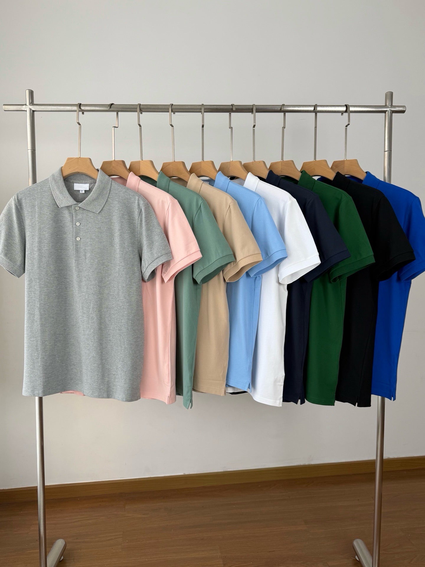Classic Men's 100% Cotton Pique Polo Shirt - Breathable, Comfortable, Versatile