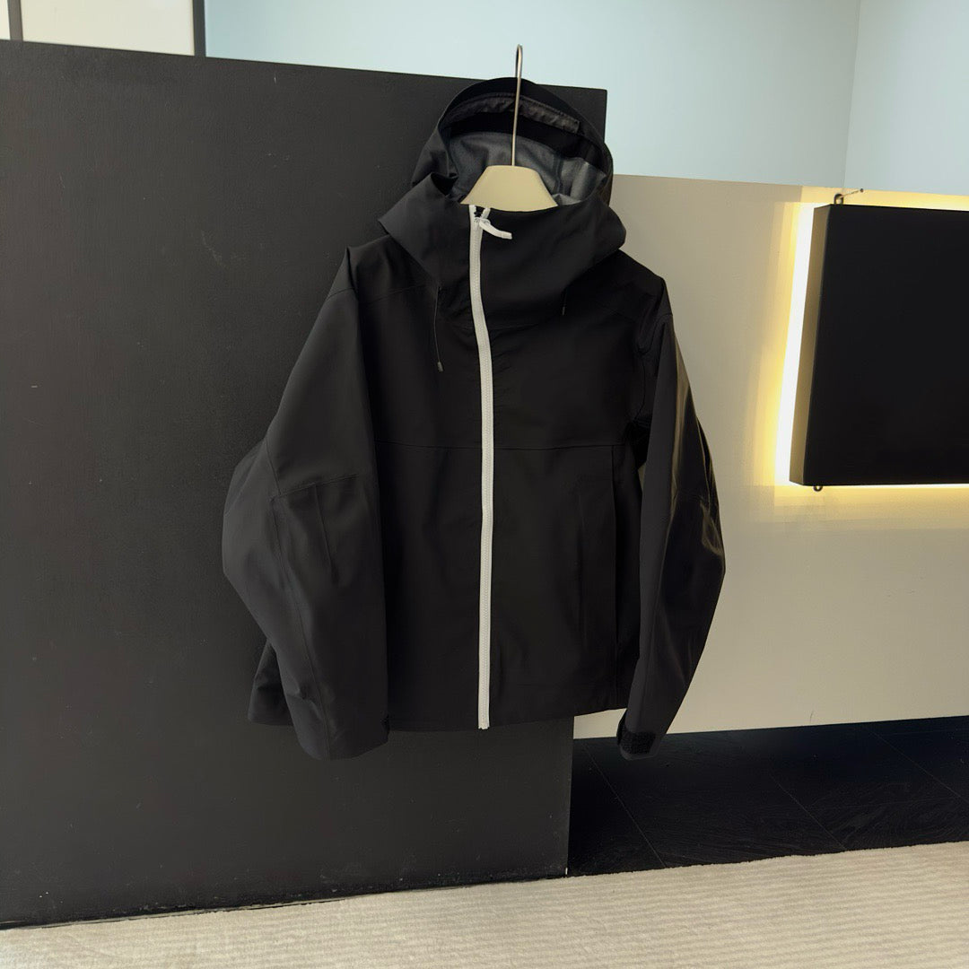 Unisex Waterproof Windproof Anti-Wrinkle Hardshell Jacket All-Weather Easy Care