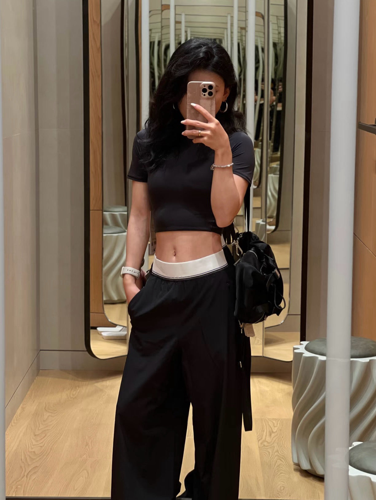 Swift Women's High-Waist Wide-Leg Pants Lightweight Breathable Casual