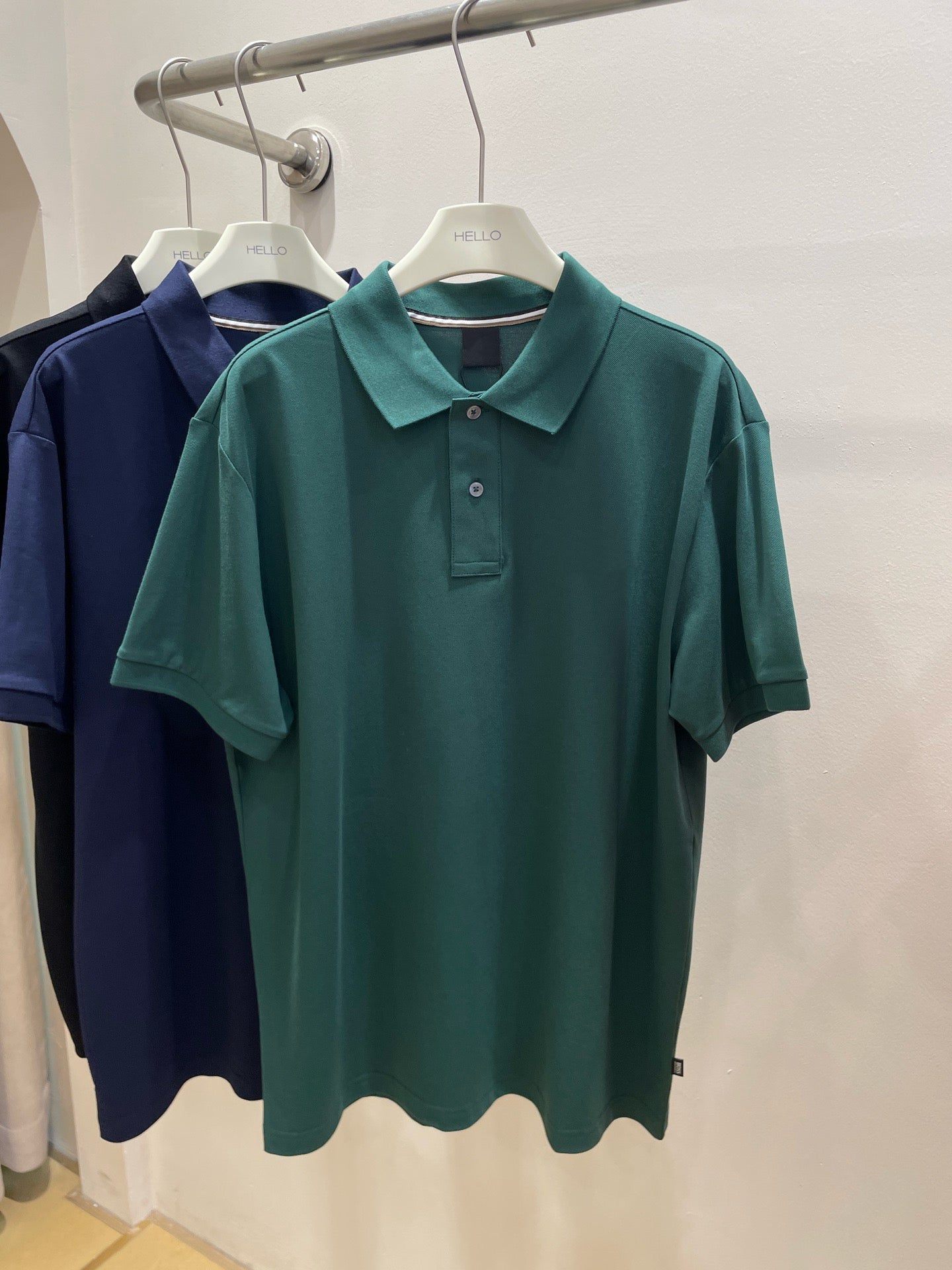 Men's Cotton-Polyester Polo Shirt Breathable 10 Colors S-XXL Business Casual Wear