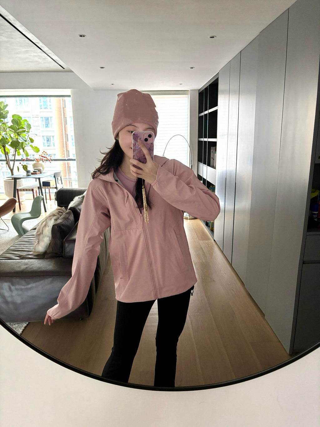 Women's Waterproof Softshell Jacket Windproof Breathable Outdoor Coat