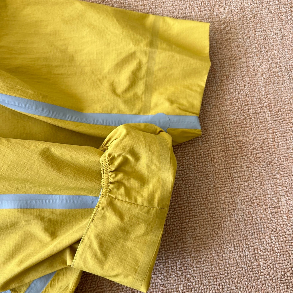 Unisex Lightweight Waterproof Reflective Yellow Outdoor Jacket Quick-Drying