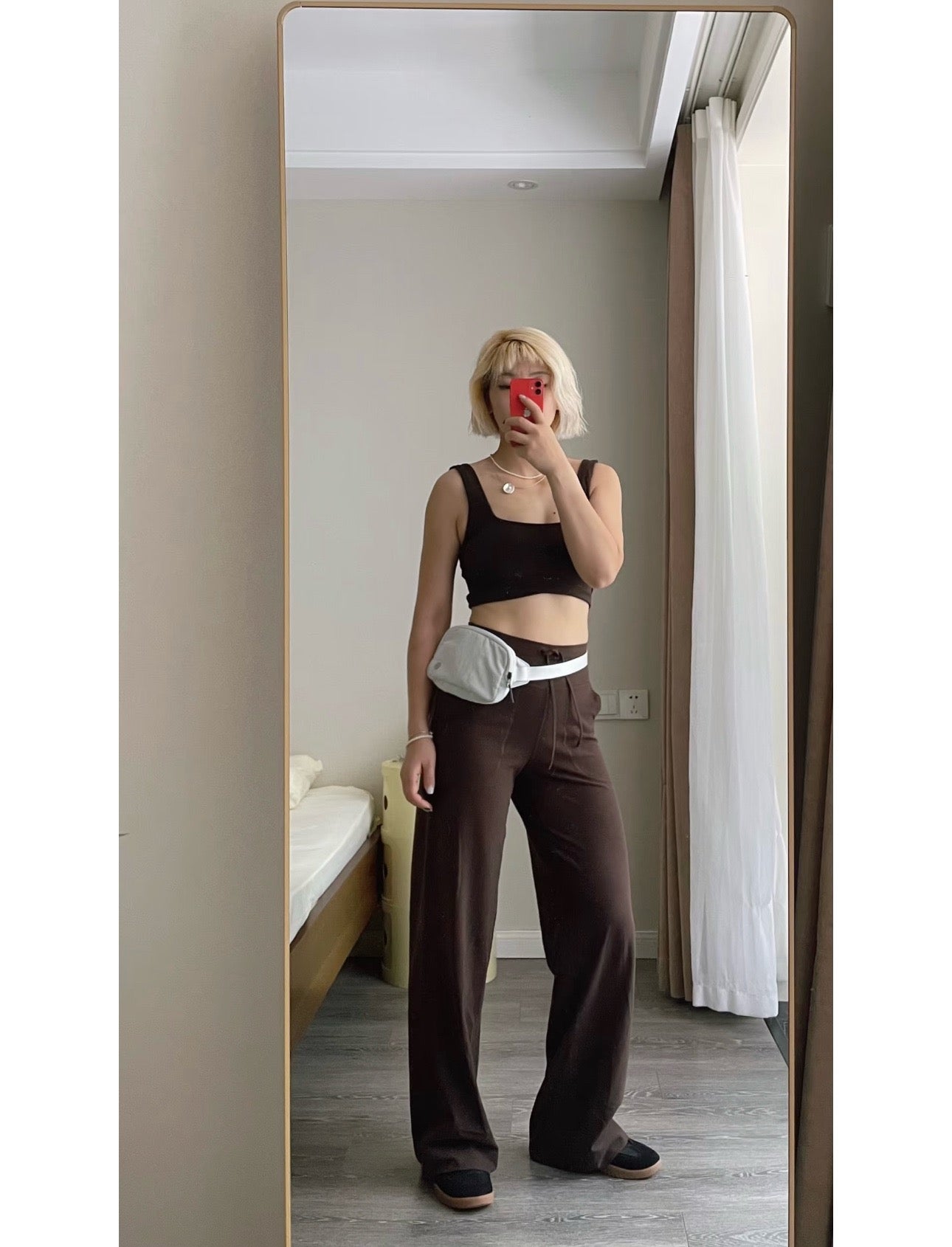 Women's High-Waisted Wide-Leg Yoga Pants Soft Stretchy Breathable